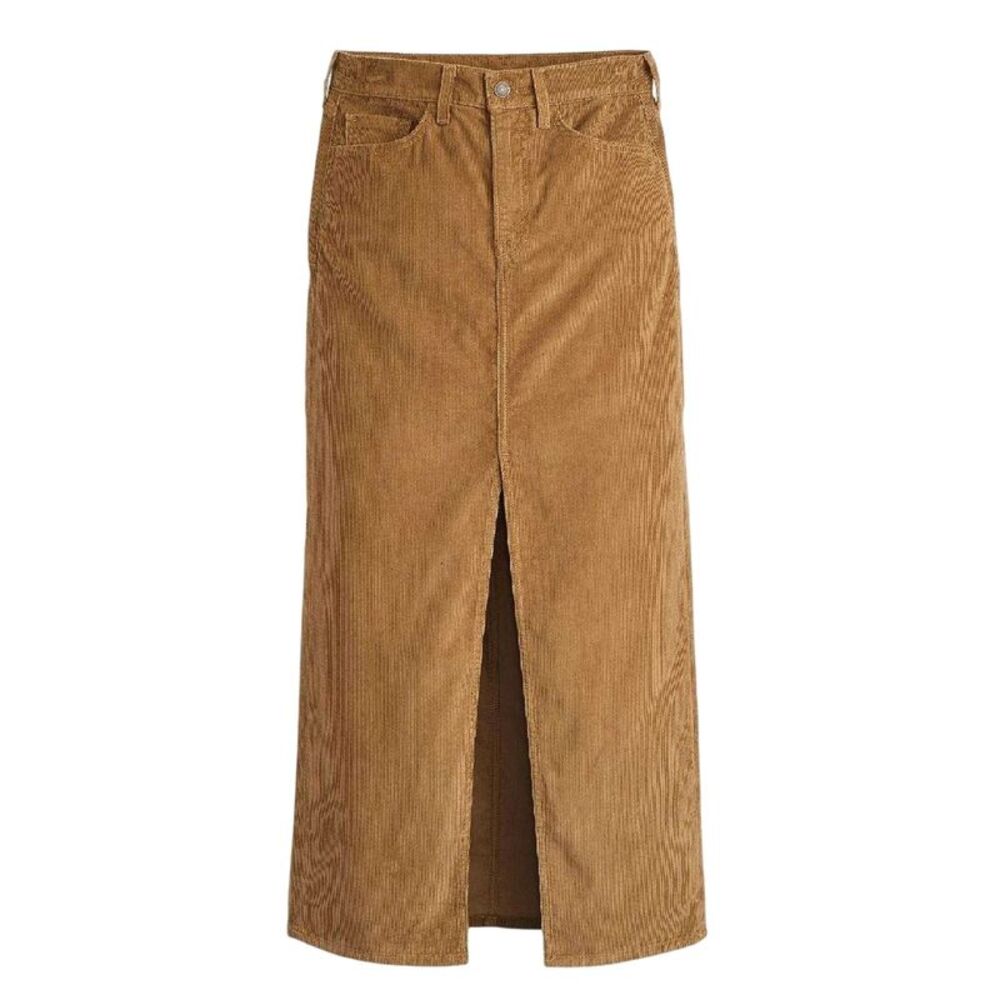 Levis Womens/Ladies Denim High Waist Maxi Skirt / Ermine
